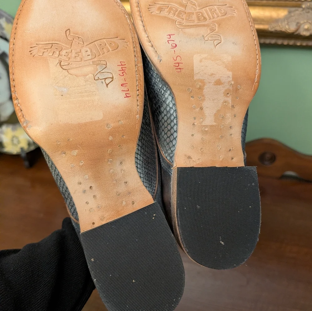 Freebird By Steven Mabel Snake Print Slip On Shoe Size 11, NWOT - Picture 8 of 8